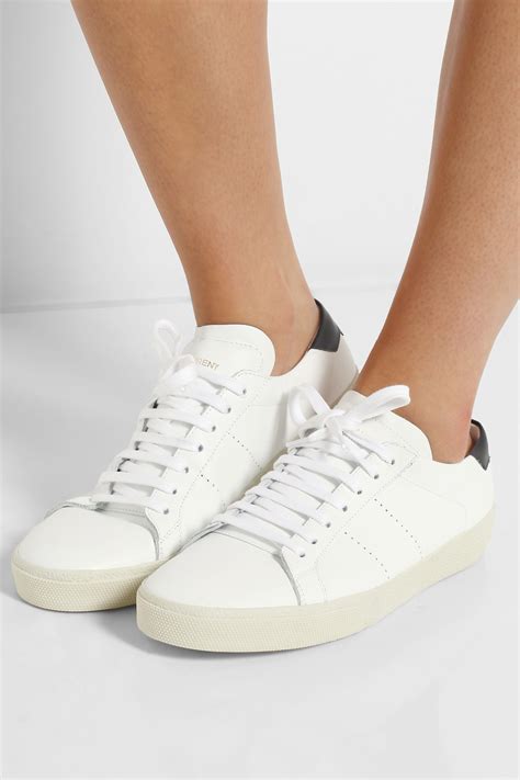 saint laurent white sneakers women's.